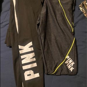 Two pairs of leggings.